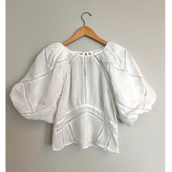 Spring-Perfect Lace Top [Frame, Like New, M] - Picture 2 of 7